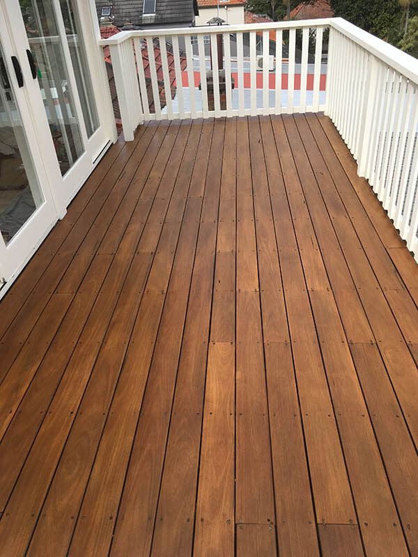 Deck Sand and Sealed After