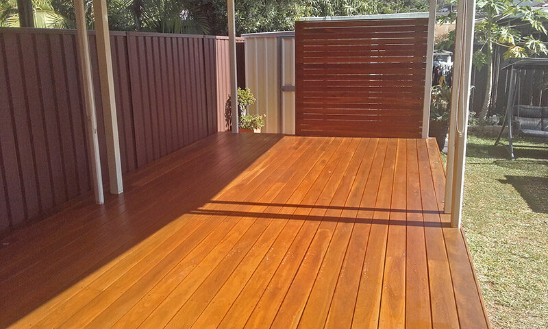 Deck Sand and Sealed After