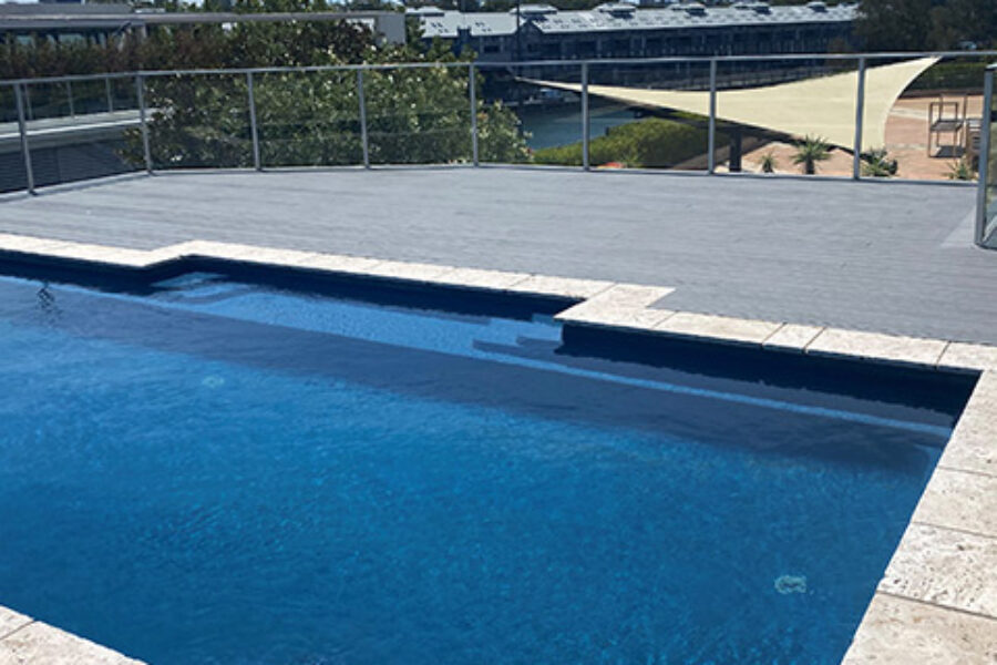 Admiralty Gardens communal pool deck Cowper Street Woolomooloo