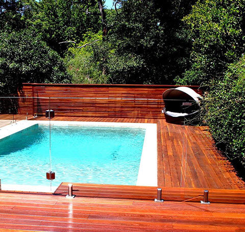 Australian Grey Ironbark Hardwood Pool Deck, Pymble