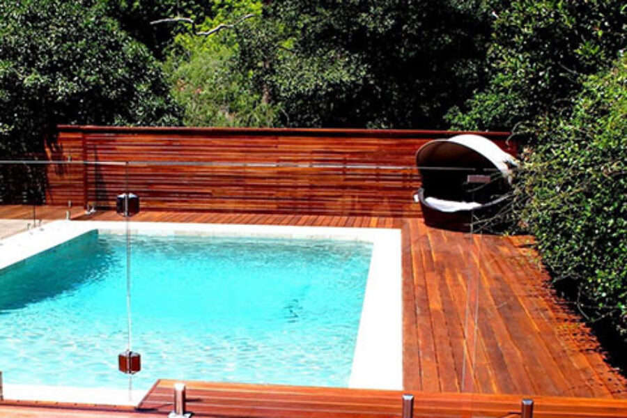 Australian Grey Ironbark Hardwood Pool Deck, Pymble